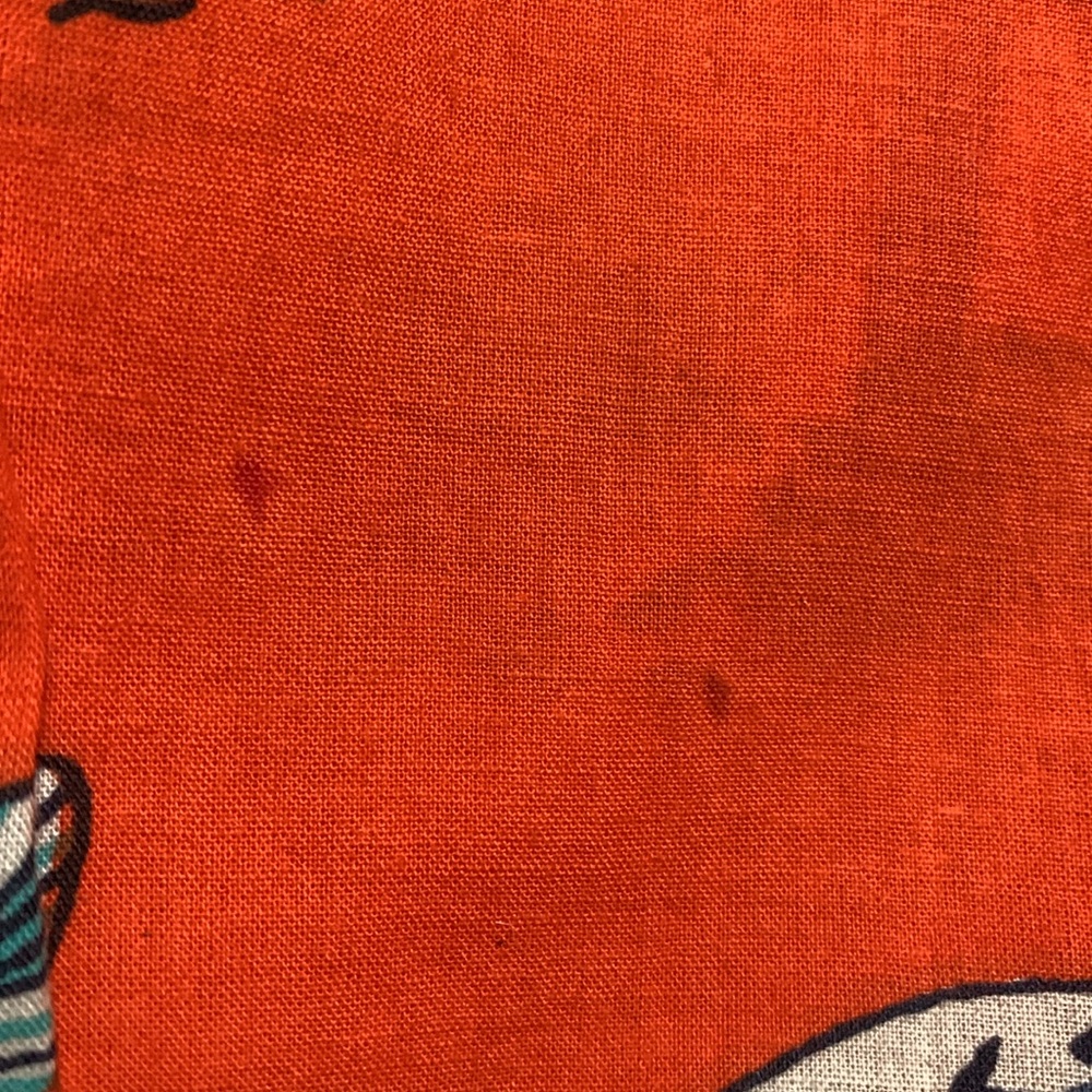 Lilbelle Women’s Kids Orange Pajama Set Medium Animal Print Fun Colorful - Picture 9 of 14
